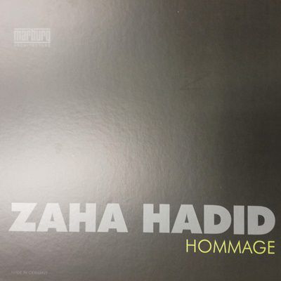 Zaha Hadid Hommage tapéta, poszter katalógus