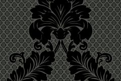 30544-5 cikkszámú tapéta.Barokk-klasszikus,különleges felületű,velúr felületű,fekete,szürke,vlies tapéta