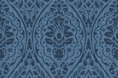 96195-8 cikkszámú tapéta.Barokk-klasszikus,valódi textil,kék,gyengén mosható,vlies tapéta