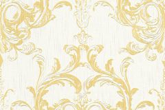 96196-5 cikkszámú tapéta.Barokk-klasszikus,valódi textil,arany,bézs-drapp,fehér,gyengén mosható,vlies tapéta