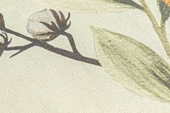 78212-1 cikkszámú tapéta.Természeti mintás,virágmintás,barna,narancs-terrakotta,zöld,lemosható,vlies tapéta