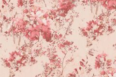 37816-2 cikkszámú tapéta.Virágmintás,bézs-drapp,pink-rózsaszín,súrolható,vlies tapéta