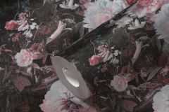 38821-4 cikkszámú tapéta.Virágmintás,pink-rózsaszín,szürke,súrolható,vlies tapéta