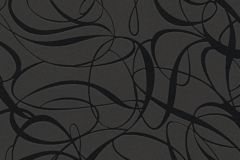 1320-62 cikkszámú tapéta.Absztrakt,egyszínű,fekete,lemosható,vlies tapéta