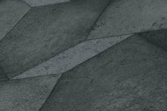38827-2 cikkszámú tapéta.Beton,geometriai mintás,kőhatású-kőmintás,fekete,szürke,súrolható,vlies tapéta