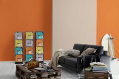 3095-87 cikkszámú tapéta.Egyszínű,különleges felületű,narancs-terrakotta,lemosható,illesztés mentes,vlies tapéta