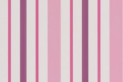 8983-19 cikkszámú tapéta.Csíkos,gyerek,különleges felületű,fehér,pink-rózsaszín,gyengén mosható,illesztés mentes,papír tapéta