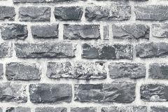 36140-4 cikkszámú tapéta.Dekor,kőhatású-kőmintás,szürke,súrolható,vlies tapéta