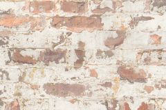 36929-1 cikkszámú tapéta.Kőhatású-kőmintás,retro,barna,narancs-terrakotta,szürke,súrolható,vlies tapéta