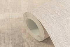 78204-1 cikkszámú tapéta.Geometriai mintás,textil hatású,textilmintás,bézs-drapp,súrolható,vlies tapéta