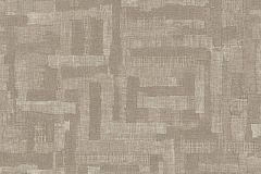 78204-2 cikkszámú tapéta.Geometriai mintás,textil hatású,textilmintás,barna,szürke,súrolható,vlies tapéta