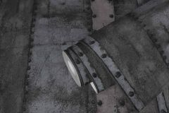 37743-4 cikkszámú tapéta.Különleges motívumos,szürke,súrolható,illesztés mentes,vlies tapéta