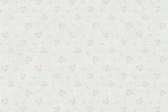 39067-2 cikkszámú tapéta.Retro,textil hatású,virágmintás,pink-rózsaszín,szürke,súrolható,vlies tapéta
