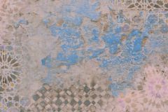 37858-1 cikkszámú tapéta.Különleges motívumos,marokkói ,barna,kék,súrolható,vlies tapéta