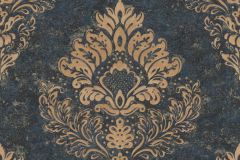 37901-2 cikkszámú tapéta.Barokk-klasszikus,arany,kék,súrolható,vlies tapéta