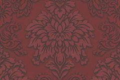 36898-3 cikkszámú tapéta.Barokk-klasszikus,csillámos,különleges felületű,piros-bordó,szürke,lemosható,vlies tapéta