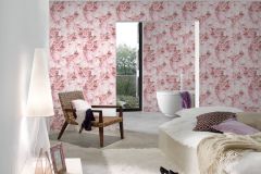 37398-3 cikkszámú tapéta.Virágmintás,pink-rózsaszín,súrolható,vlies tapéta