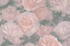 37402-1 cikkszámú tapéta.Virágmintás,pink-rózsaszín,szürke,súrolható,vlies tapéta