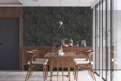 38976-7 cikkszámú tapéta.Beton,geometriai mintás,kőhatású-kőmintás,fekete,szürke,súrolható,vlies tapéta