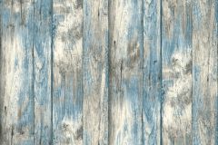 35867-3 cikkszámú tapéta.Fa hatású-fa mintás,különleges felületű,retro,barna,bézs-drapp,kék,súrolható,illesztés mentes,vlies tapéta