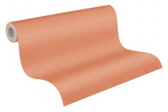39097-3 cikkszámú tapéta.Egyszínű,textil hatású,narancs-terrakotta,illesztés mentes,súrolható,vlies tapéta