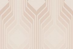39532-5 cikkszámú tapéta.Geometriai mintás,retro,textil hatású,bézs-drapp,pink-rózsaszín,súrolható,vlies tapéta