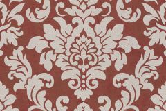 37270-5 cikkszámú tapéta.Barokk-klasszikus,csillámos,bézs-drapp,piros-bordó,súrolható,vlies tapéta