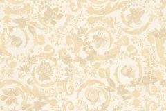 38706-3 cikkszámú tapéta.Barokk-klasszikus,virágmintás,arany,fehér,súrolható,vlies tapéta