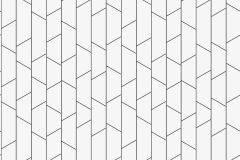 8821 cikkszámú tapéta.Geometriai mintás,fehér,fekete,lemosható,vlies tapéta