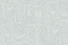 1761 cikkszámú tapéta.Emberek-sztárok,különleges motívumos,rajzolt,retro,fehér,szürke,türkiz,lemosható,vlies tapéta