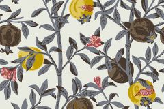 1959 cikkszámú tapéta.Virágmintás,sárga,szürke,lemosható,vlies tapéta