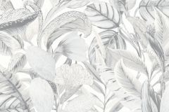 10202-10 cikkszámú tapéta.Természeti mintás,virágmintás,fehér,szürke,lemosható,vlies tapéta