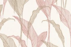 10207-05 cikkszámú tapéta.Csillámos,természeti mintás,virágmintás,arany,fehér,pink-rózsaszín,lemosható,vlies tapéta