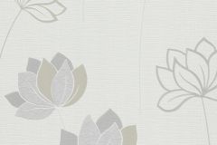 10117-14 cikkszámú tapéta.Virágmintás,bézs-drapp,fehér,szürke,lemosható,vlies tapéta