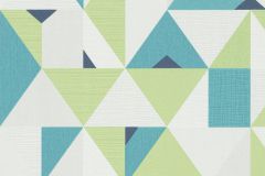 10119-07 cikkszámú tapéta.Absztrakt,retro,fehér,kék,zöld,lemosható,vlies tapéta