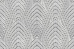 G68017 cikkszámú tapéta.3d hatású,dekor,geometriai mintás,ezüst,szürke,súrolható,vlies tapéta