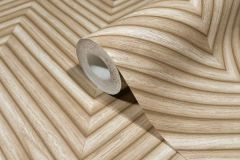 33376 cikkszámú tapéta.Geometriai mintás,barna,súrolható,vlies tapéta