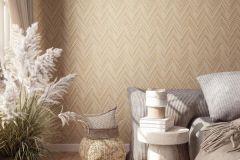 33376 cikkszámú tapéta.Geometriai mintás,barna,súrolható,vlies tapéta