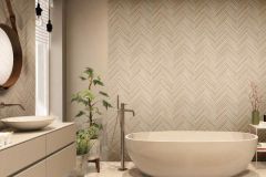 33376 cikkszámú tapéta.Geometriai mintás,barna,súrolható,vlies tapéta