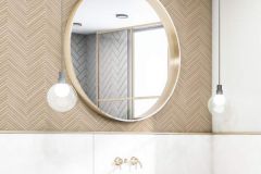 33376 cikkszámú tapéta.Geometriai mintás,barna,súrolható,vlies tapéta