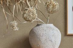 33384 cikkszámú tapéta.Textilmintás,barna,súrolható,vlies tapéta