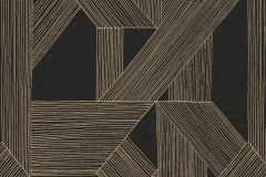 366815 cikkszámú tapéta.Geometriai mintás,barna,fekete,vlies poszter, fotótapéta
