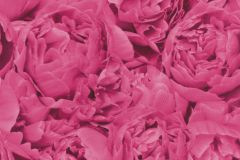 464245 cikkszámú tapéta.3d hatású,virágmintás,pink-rózsaszín,lemosható,vlies tapéta
