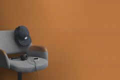 746099 cikkszámú tapéta.Egyszínű,textil hatású,barna,narancs-terrakotta,illesztés mentes,lemosható,vlies tapéta