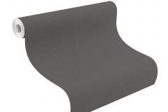 746198 cikkszámú tapéta.Egyszínű,textil hatású,fekete,illesztés mentes,lemosható,vlies tapéta