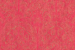 746365 cikkszámú tapéta.Marokkói ,természeti mintás,textil hatású,piros-bordó,lemosható,vlies tapéta
