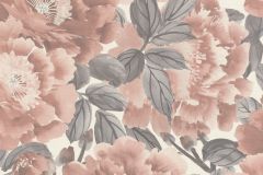408331 cikkszámú tapéta.Virágmintás,fehér,lila,pink-rózsaszín,lemosható,vlies tapéta