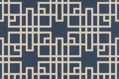 409253 cikkszámú tapéta.Geometriai mintás,kék,lemosható,vlies tapéta