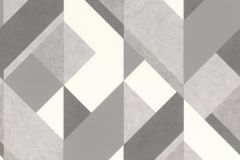 278835 cikkszámú tapéta.Absztrakt,geometriai mintás,fehér,szürke,papír tapéta