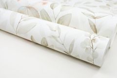 529423 cikkszámú tapéta.Természeti mintás,fehér,gyöngyház,pink-rózsaszín,szürke,lemosható,vlies tapéta